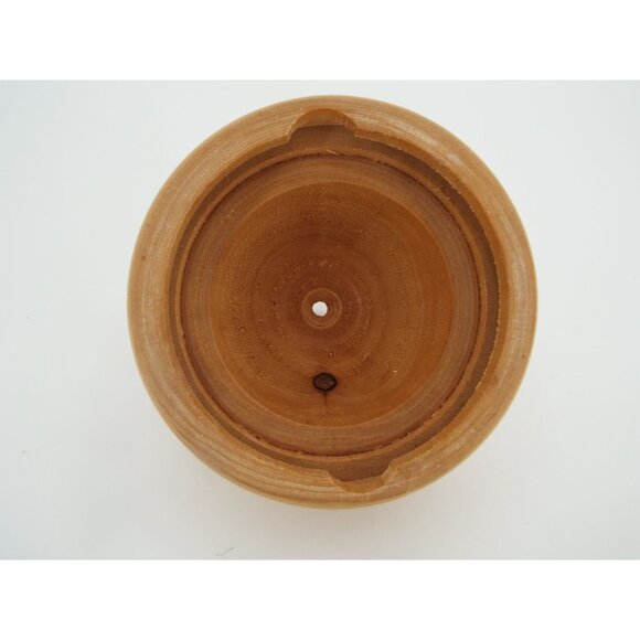 Vintage Wooden String Floss Yarn Dispenser 4.5" Acorn Twine Holder - Picture 10 of 11